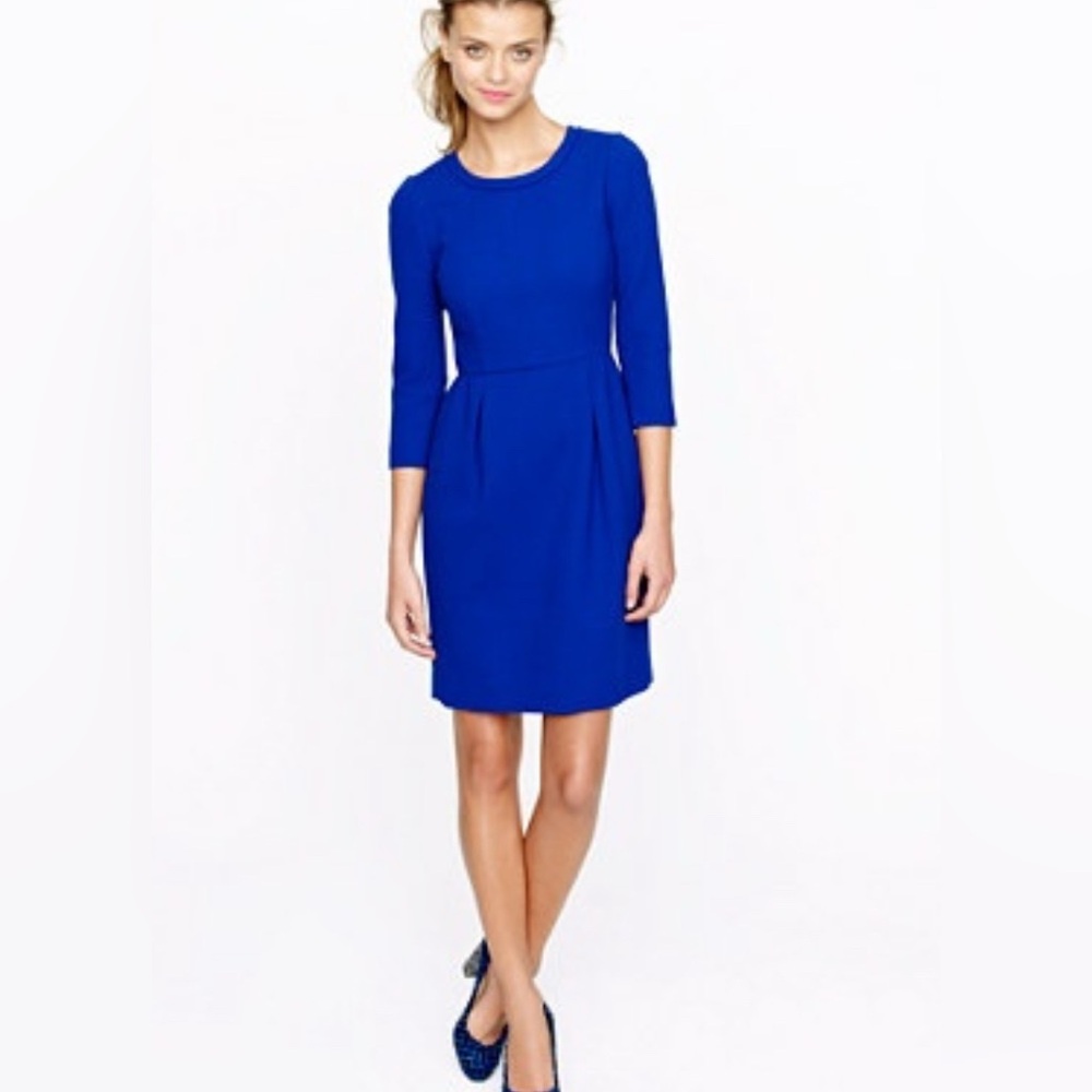Jcrew royal blue dress in excellent condition size 0